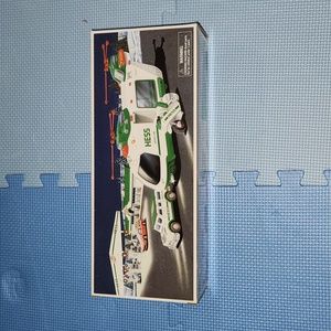 2001 HESS helicopter with motorcycle and cruiser,  NIB